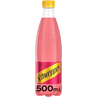 Schweppes | Bautura carbogazoasa cu suc de lamaie si zmeura 500ml