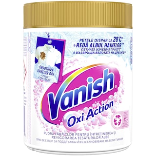Vanish | Pudra fara clor pentru tesaturi albe 470g