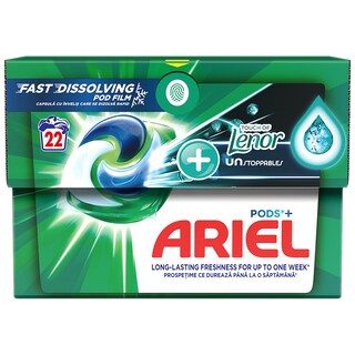 Ariel | Detergent Touch of Lenor Unstoppables, 22 capsule