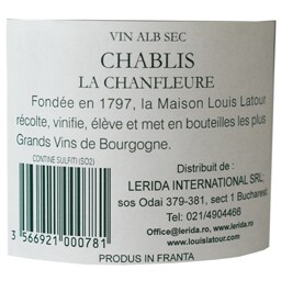Louis Latour | Chanfleur | Vin alb Chardonnay 0.75L