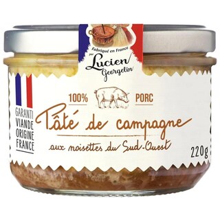 Lucien Georgelin | Pate de tara cu alune 220g