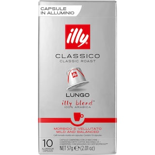 Illy | Cafea Classico Lungo, 10 capsule