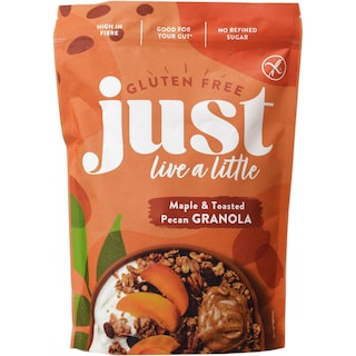 Just Live A Little | Granola cu nuci pecan si sirop de artar 360g