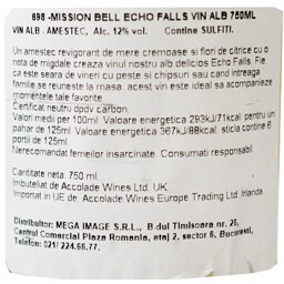 Mission Bell Winery | Echo Falls | Vin alb  0.75L