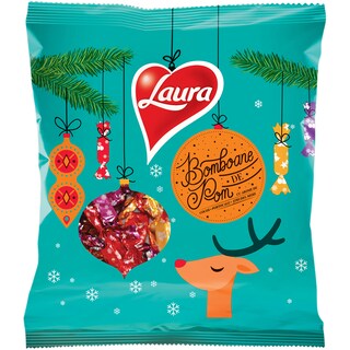Laura | Bomboane de pom cocos, portocale, strudel mere 184g