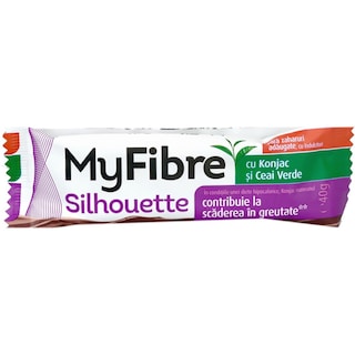 My Fibre | Baton cu Konjac & ceai verde si ciocolata Silhouette 40g