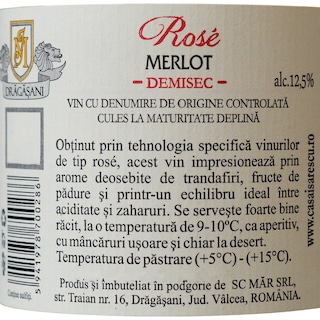 Casa Isarescu | Vin rose Merlot 0.75l