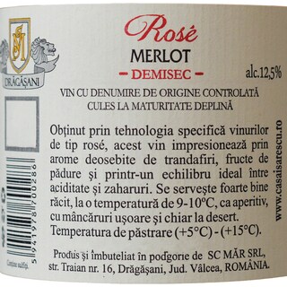 Casa Isarescu | Vin rose Merlot 0.75l