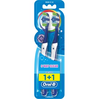 Oral-B | Complete | Periuta de dinti 5-Way Clean 2 bucati