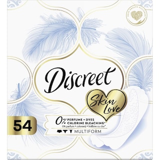 Discreet | Absorbante zilnice Skin Love Multiform, 54 bucati