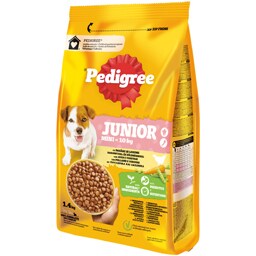Pedigree | Hrana uscata pentru caini Junior mini, cu pui si legume 1.4kg