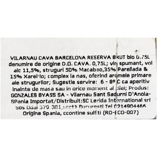 Vilarnau | Sampanie brut 0.75L
