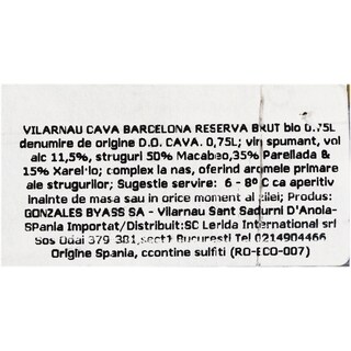Vilarnau | Sampanie brut 0.75L