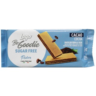 Lago | Napolitane cu crema cacao, fara zahar 45g