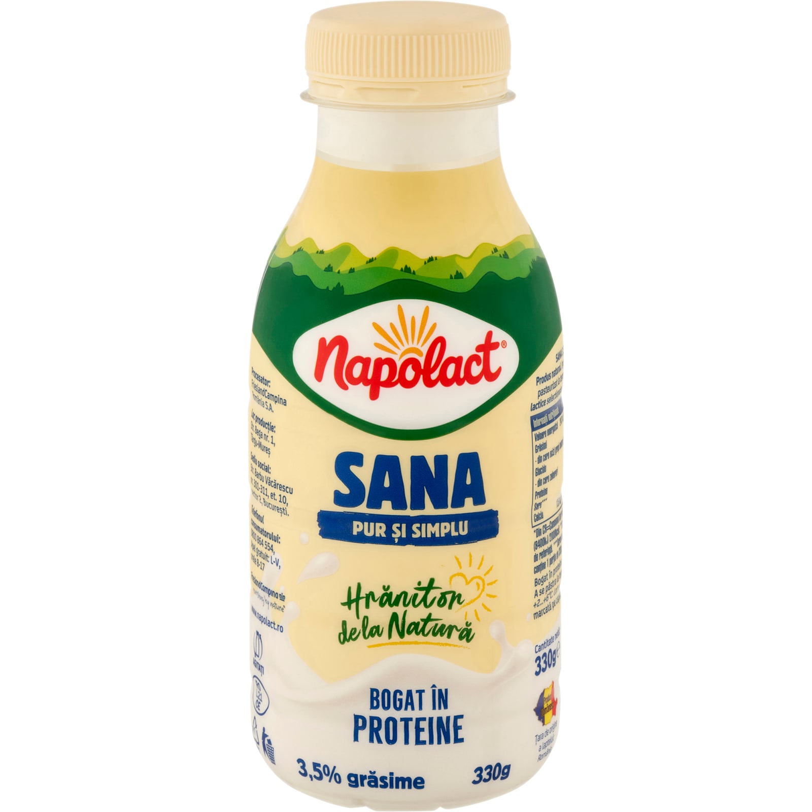 Napolact | Sana 3.5% grasime 330g | Mega-image