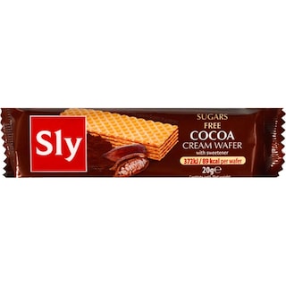 Sly | Napolitana cu crema de cacao fara zahar 20g