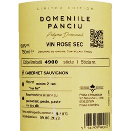 Domeniile Panciu | Vin rose Cabernet Sauvignon 0.75L