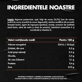 YoPRO | Iaurt bogat in proteine Stracciatella 160g