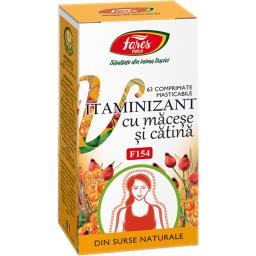 Vitaminizant cu macese & catina 63 comprimate