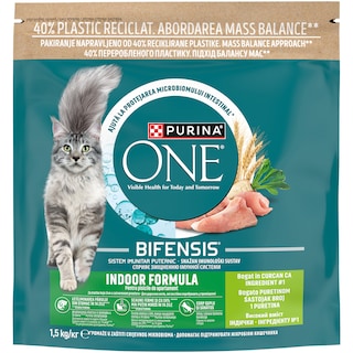 Purina One | Hrana uscata pentru pisici Indoor, cu carne de curcan 1.5kg