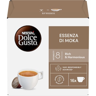 Nescafe | Dolce Gusto | Cafea Essenza di Moka, 16 capsule