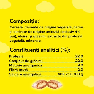 Dreamies | Hrana complementara cu pui pentru pisici adulte si pisoi 60g