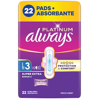 Always | Platinum | Absorbante marimea 3 Ultra Night, 22 bucati
