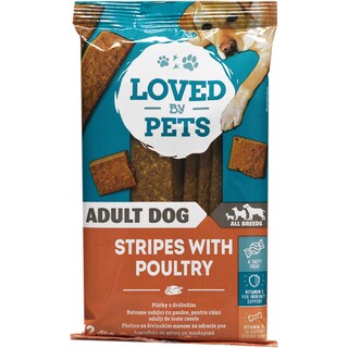Loved by Pets | Batoane subtiri cu pasare, pentru caini adulti 120g