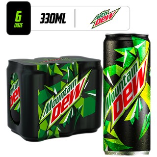Mountain Dew | Bautura carbogazoasa cu gust de citrice 6x330ml