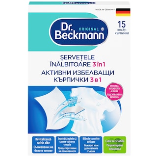 Dr. Beckmann | Servetele inalbitoare, 15 bucati