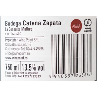 Catena Zapata | Vin rosu Malbec 0.75L
