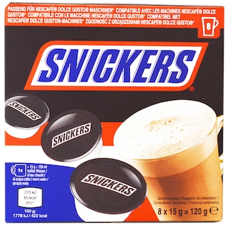 Snickers | Ciocolata calda cu aroma de ciocolata 8x15g