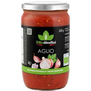 Bio Italia | Sos de rosii bio cu usturoi copt 350g