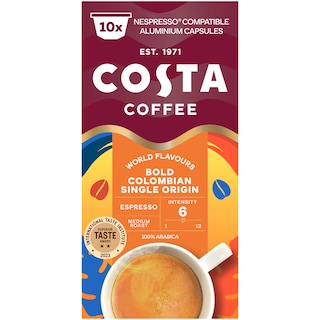 Costa Coffee | Cafea Colombian Roast, 10 capsule