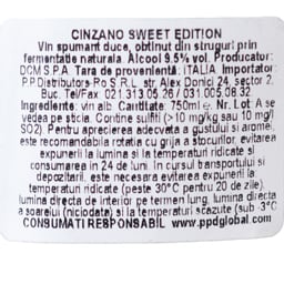 Cinzano | Gran Dolce | Vin spumant dulce 0.75L