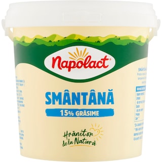 Napolact | Gospodar | Smantana gospodar cu 15% grasime 900g