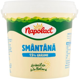 Napolact | Gospodar | Smantana gospodar cu 15% grasime 900g