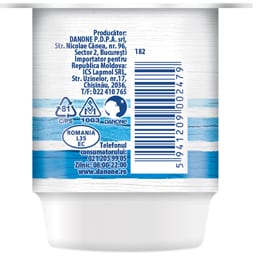 Danone | Iaurt natural 1.8% grasime 100g
