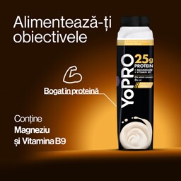 YoPRO | Iaurt de baut cu aroma de vanilie si biscuiti, 0,5% grasime 300g