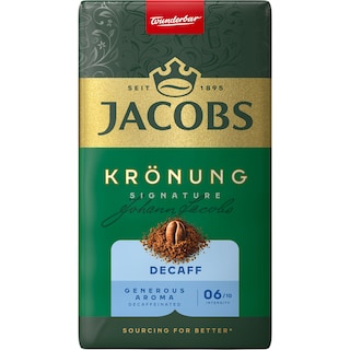 Jacobs | Kronung | Cafea macinata decofeinizata 250g