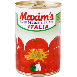 Maxim's | Pulpa de rosii decojite taiate 400g