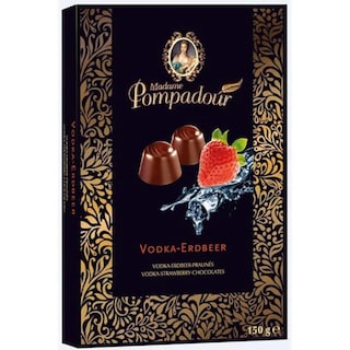 Madame Pompadour | Praline de ciocolata umplute cu vodka si capsuni 150g