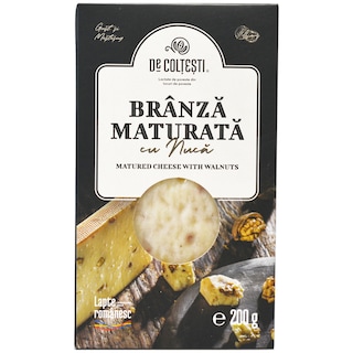 De Coltesti | Branza maturata cu nuca 200g