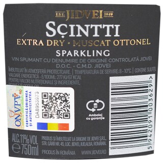 Scintti | Vin spumant Extra Dry 0.75L