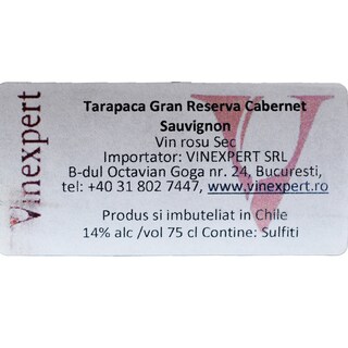 Tarapaca | Gran Reserva | Vin rosu Cabernet Sauvignon 0.75L