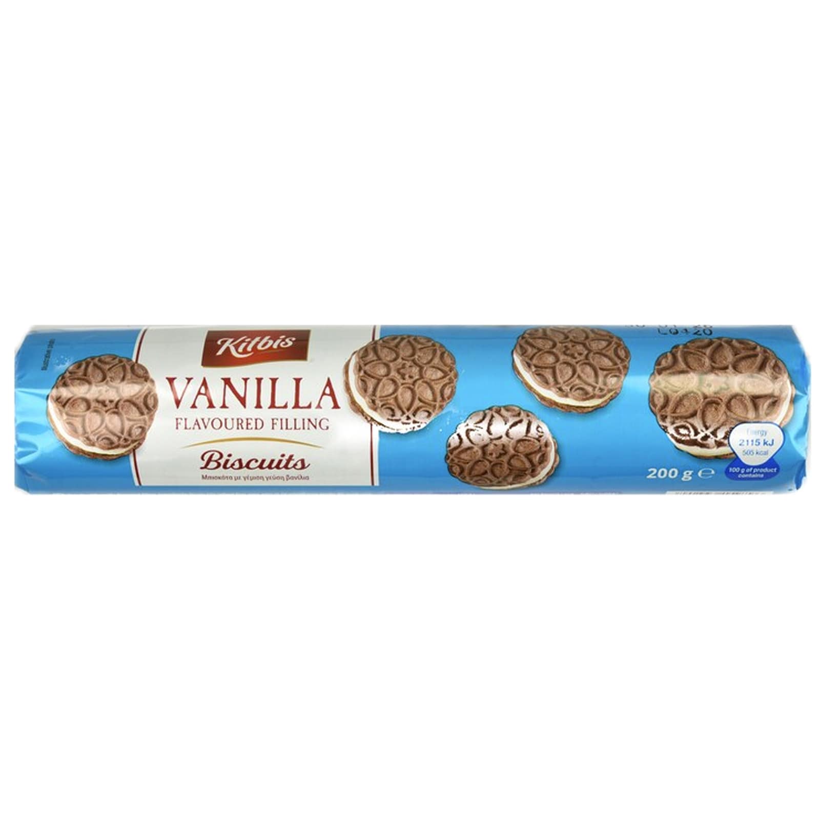 Kitbis | Biscuiti cu cacao umpluti cu crema cu aroma de vanilie