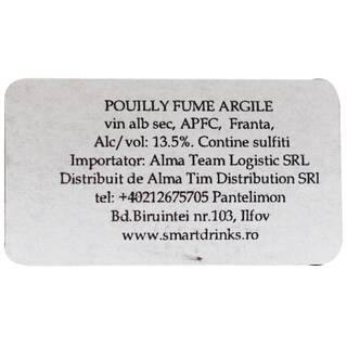 Argiles | Vin alb Puilly Fume 0.75L
