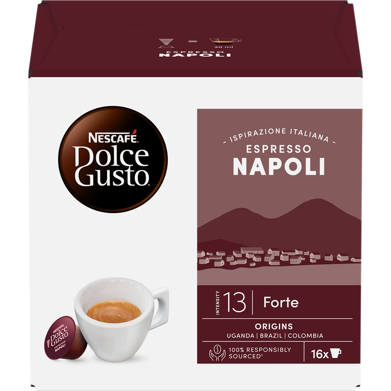 Nescafe Dolce Gusto Cafea Ristretto Napoli Style, 16 capsule