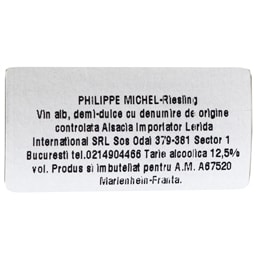 Arthur Metz | Vin alb demidulce Riesling 0.75L