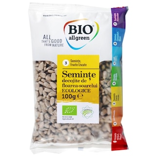Bio All Green | Seminte decojite de floarea-soarelui eco 100g